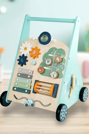 Children's Walker Puzzle Montessori Educational Busy Board Toy Car Wooden Baby Math Toys Blocks - MyLittleTales