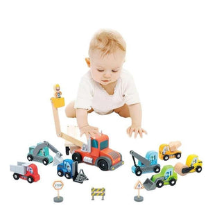 Construction site vehicles carrier - MyLittleTales