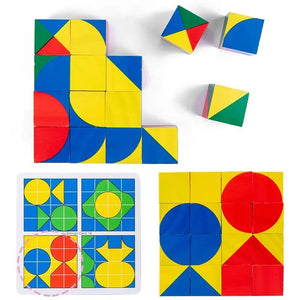 Wooden 3D Puzzle Pixy Cubes Block Game - MyLittleTales