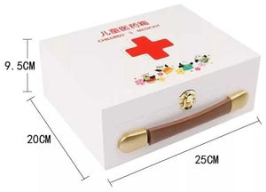 Wooden Medicine Cabinet First Aid Kit - MyLittleTales