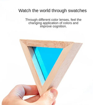 Wooden Rainbow Acrylic Building Blocks Wooden Educational Toys for Children Montessori Toys for Children - MyLittleTales