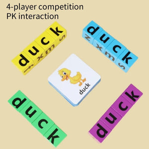 Wooden Spelling Game Montessori - MyLittleTales
