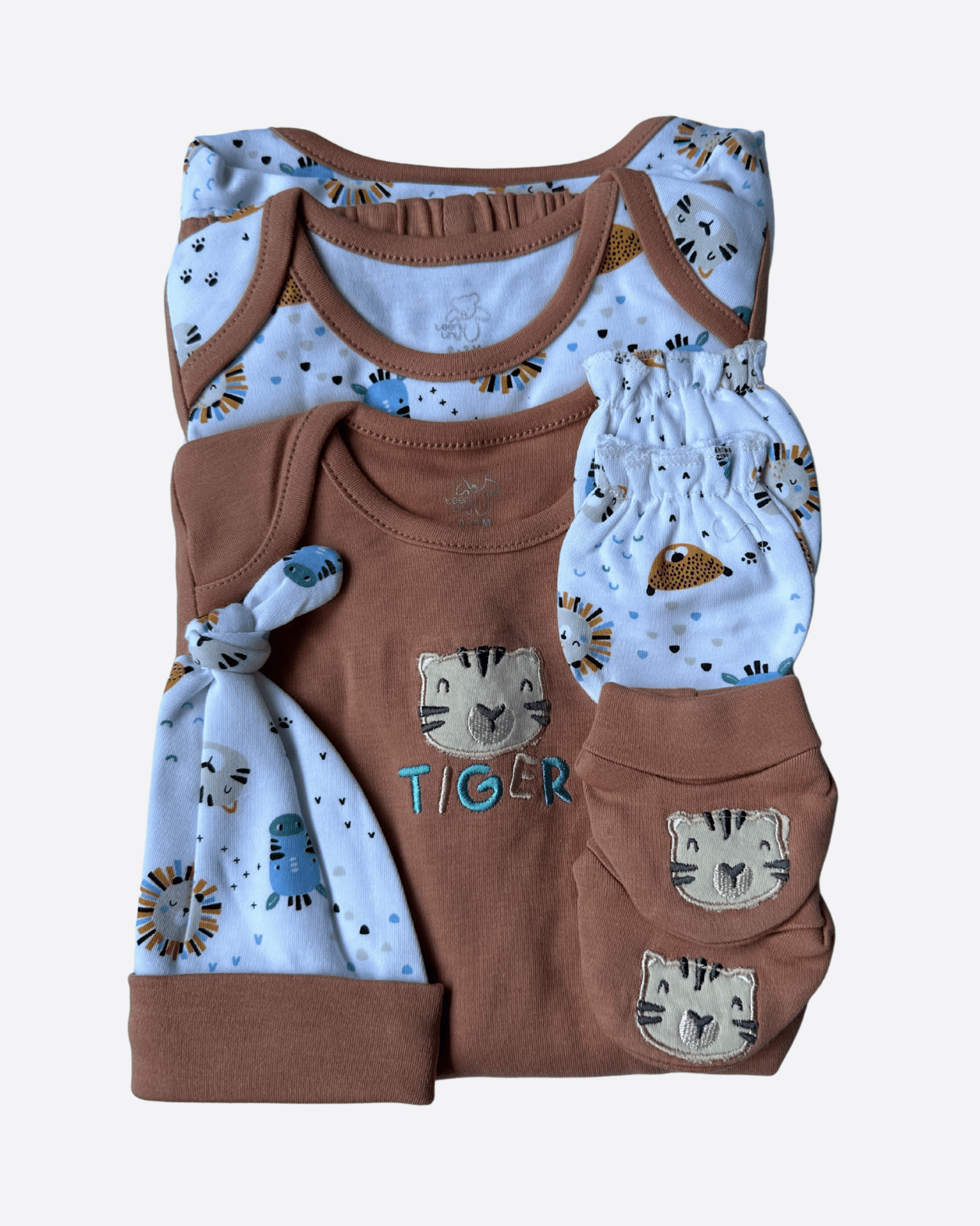Baby toddlerOutfits 8 - Piece Baby Clothing Set – Themed Outfits for Newborn Boys (0–6 Months)(Multiple Designs) - Tynee Tots