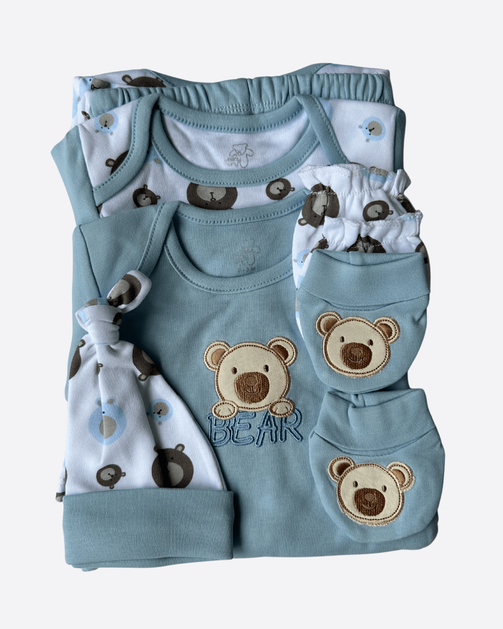 Baby toddlerOutfits 8 - Piece Baby Clothing Set – Themed Outfits for Newborn Boys (0–6 Months)(Multiple Designs) - Tynee Tots