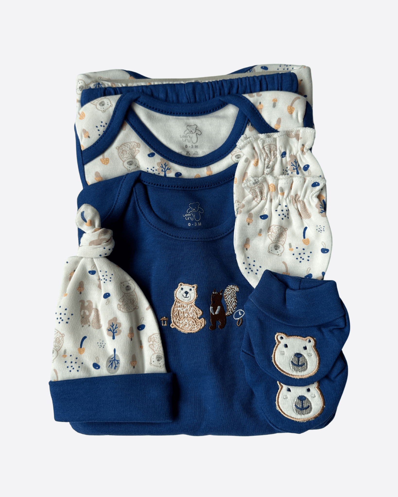 Baby toddlerOutfits 8 - Piece Baby Clothing Set – Themed Outfits for Newborn Boys (0–6 Months)(Multiple Designs) - Tynee Tots