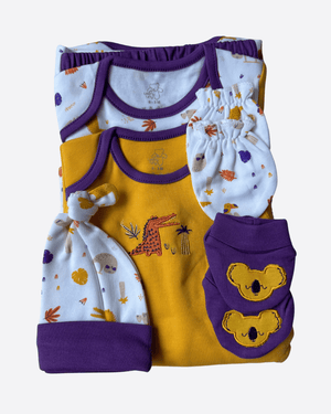 Baby toddlerOutfits 8 - Piece Baby Clothing Set – Themed Outfits for Newborn Boys (0–6 Months)(Multiple Designs) - Tynee Tots
