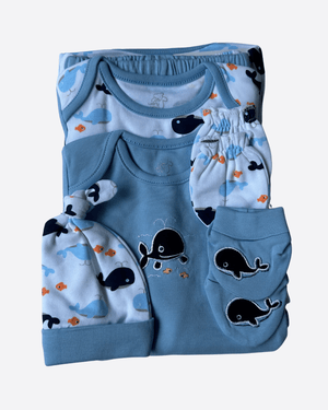 Baby toddlerOutfits 8 - Piece Baby Clothing Set – Themed Outfits for Newborn Boys (0–6 Months)(Multiple Designs) - Tynee Tots