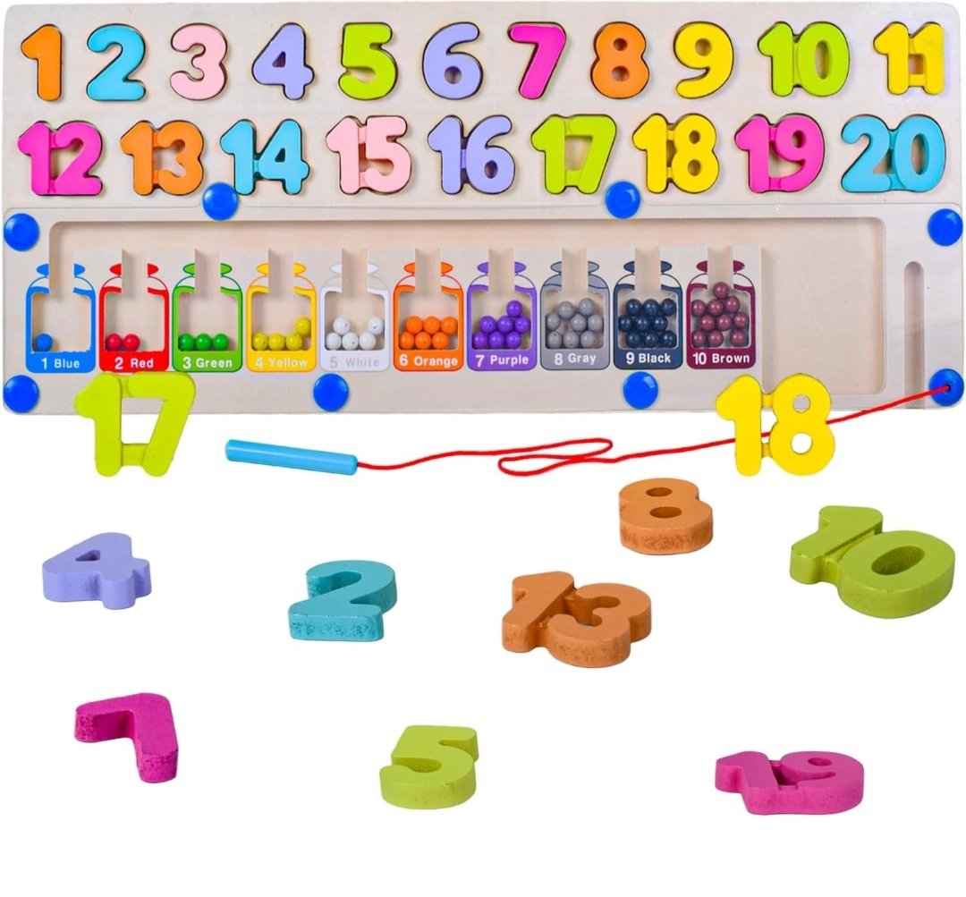 Multifunctional Numeric Letter Math Board, Addition and Subtraction Learning Toy, Mathematical Game for Kids