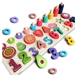Rainbow Fruit Logarithmic Board - MyLittleTales