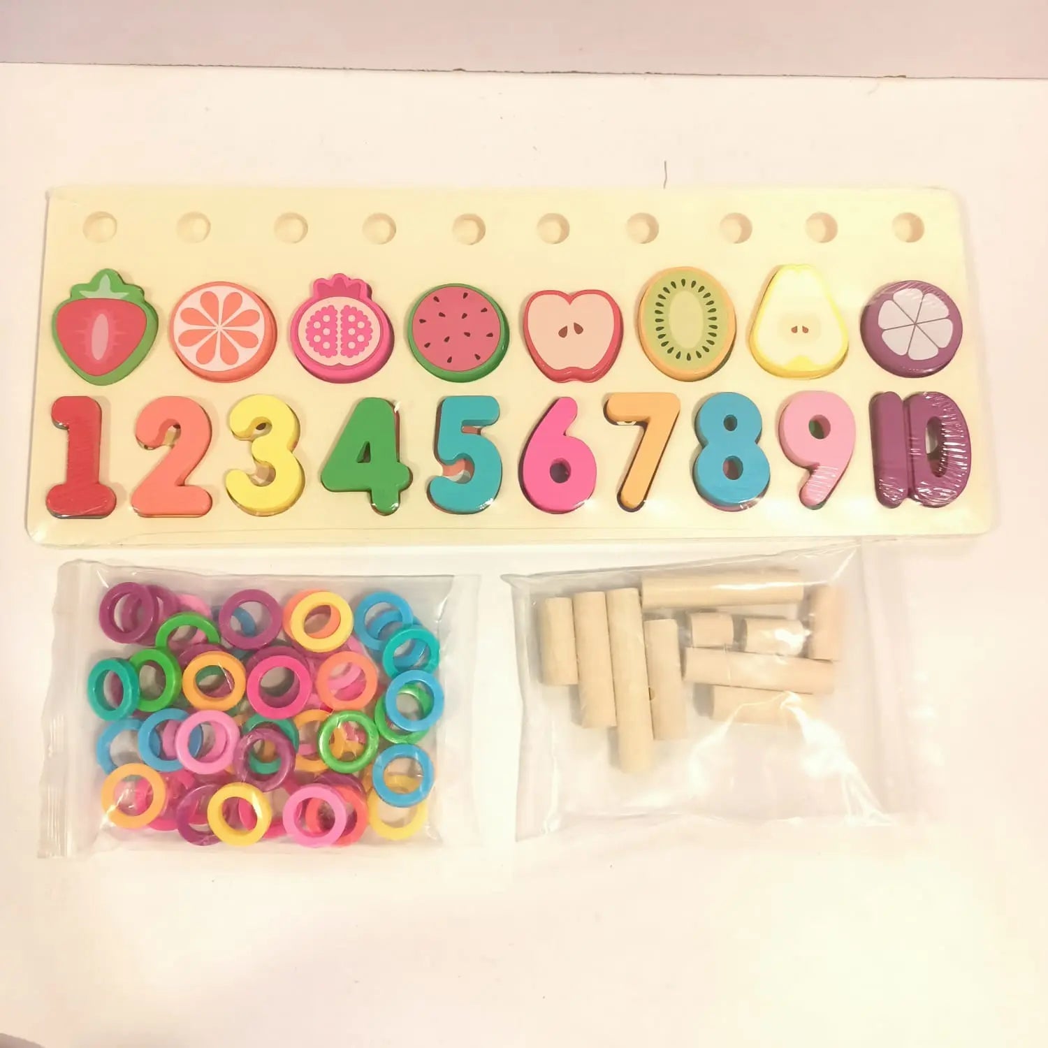 Rainbow Fruit Logarithmic Board - MyLittleTales
