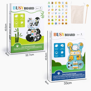 Wooden Bear Puzzle Busy Board – Montessori Lock & Learn Sensory Toy for Toddlers | Educational Gift for Kids - MyLittleTales