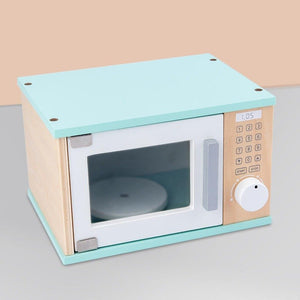 Wooden Children's Microwave Oven Toy - MyLittleTales