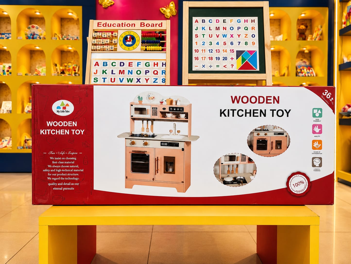 Wooden Kitchen Toy - MyLittleTales