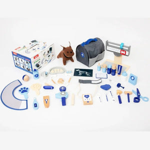Wooden Pet Doctor Set for Hospital Tool Accessories Simulation Medical Kit - MyLittleTales