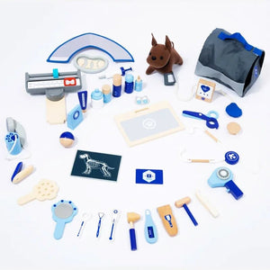 Wooden Pet Doctor Set for Hospital Tool Accessories Simulation Medical Kit - MyLittleTales