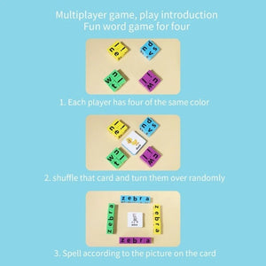 Wooden Spelling Game Montessori - MyLittleTales